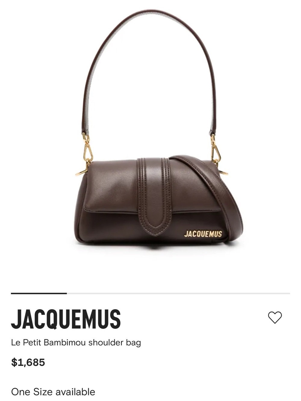 JACQUEMUS - Le Petit Bambimou shoulder bag
